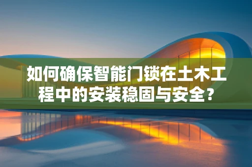 如何确保智能门锁在土木工程中的安装稳固与安全？