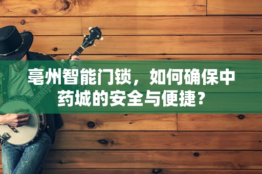 亳州智能门锁，如何确保中药城的安全与便捷？