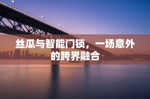 丝瓜与智能门锁，一场意外的跨界融合