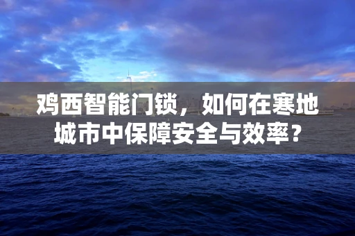 鸡西智能门锁，如何在寒地城市中保障安全与效率？