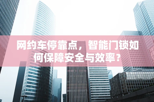 网约车停靠点，智能门锁如何保障安全与效率？