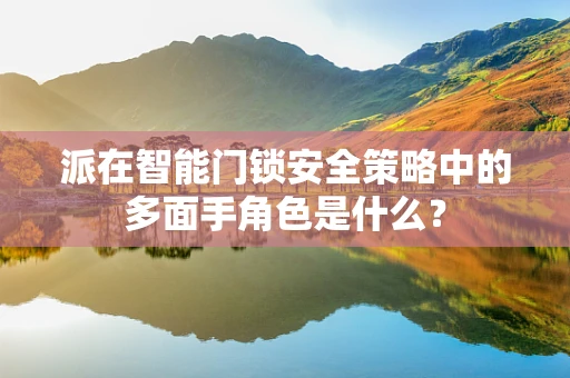 派在智能门锁安全策略中的多面手角色是什么？