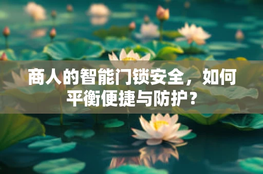 商人的智能门锁安全，如何平衡便捷与防护？