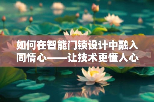 如何在智能门锁设计中融入同情心——让技术更懂人心？