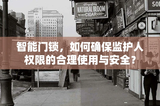 智能门锁，如何确保监护人权限的合理使用与安全？