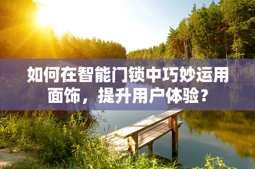 如何在智能门锁中巧妙运用面饰，提升用户体验？