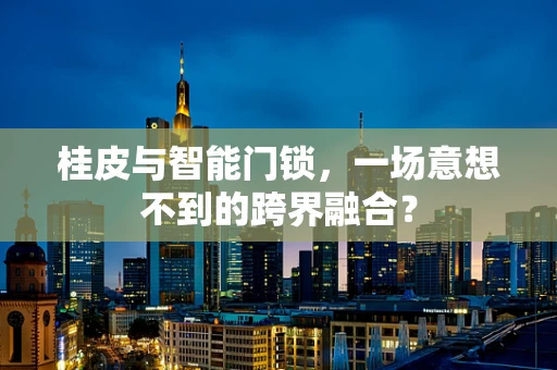 桂皮与智能门锁，一场意想不到的跨界融合？