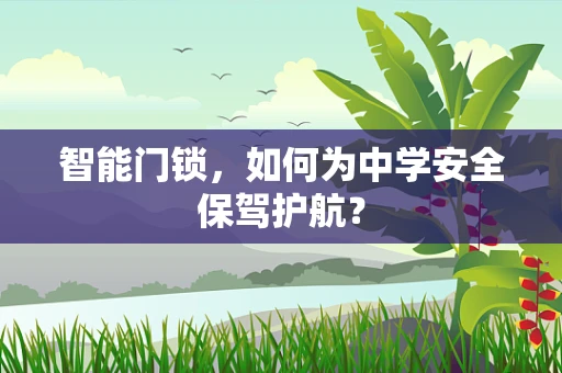 智能门锁，如何为中学安全保驾护航？