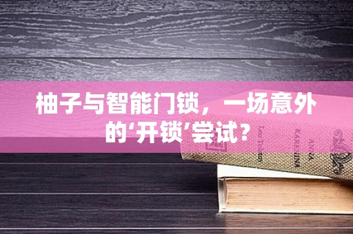 柚子与智能门锁，一场意外的‘开锁’尝试？