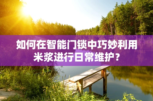 如何在智能门锁中巧妙利用米浆进行日常维护？