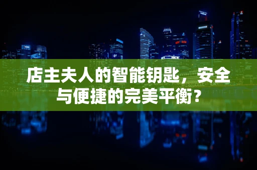 店主夫人的智能钥匙，安全与便捷的完美平衡？