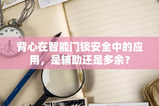 背心在智能门锁安全中的应用，是辅助还是多余？