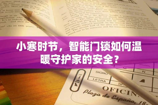 小寒时节，智能门锁如何温暖守护家的安全？