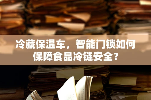 冷藏保温车，智能门锁如何保障食品冷链安全？