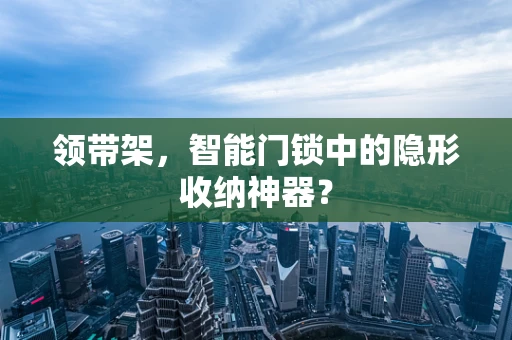 领带架，智能门锁中的隐形收纳神器？