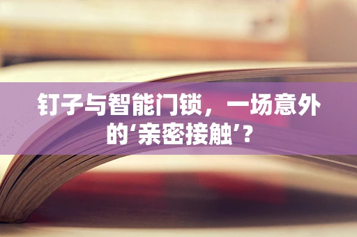 钉子与智能门锁，一场意外的‘亲密接触’？