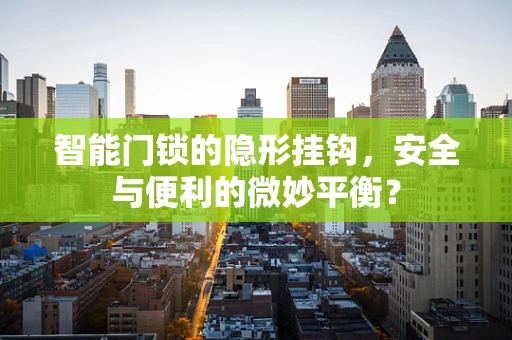 智能门锁的隐形挂钩，安全与便利的微妙平衡？