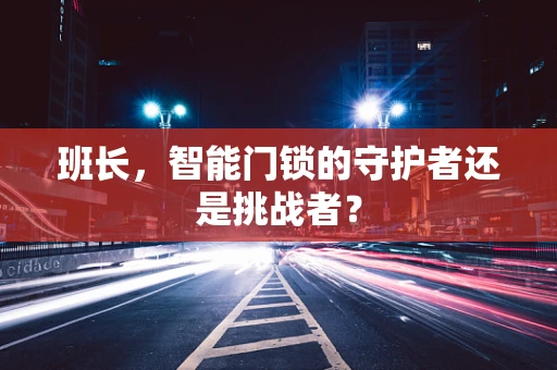 班长，智能门锁的守护者还是挑战者？
