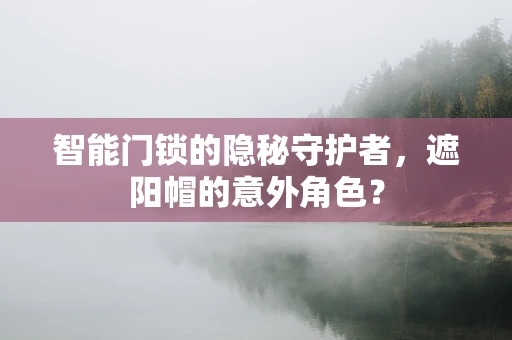 智能门锁的隐秘守护者，遮阳帽的意外角色？