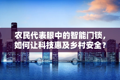 农民代表眼中的智能门锁，如何让科技惠及乡村安全？