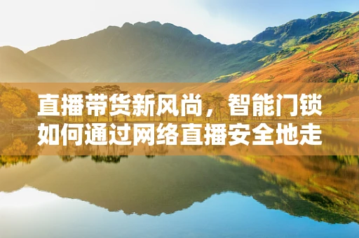 直播带货新风尚，智能门锁如何通过网络直播安全地走进千家万户？