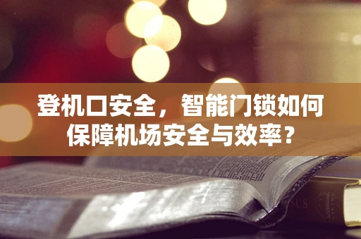 登机口安全，智能门锁如何保障机场安全与效率？
