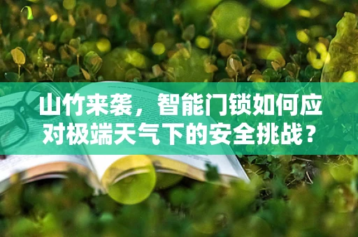 山竹来袭，智能门锁如何应对极端天气下的安全挑战？