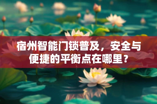 宿州智能门锁普及，安全与便捷的平衡点在哪里？