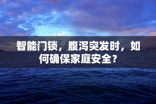 智能门锁，腹泻突发时，如何确保家庭安全？