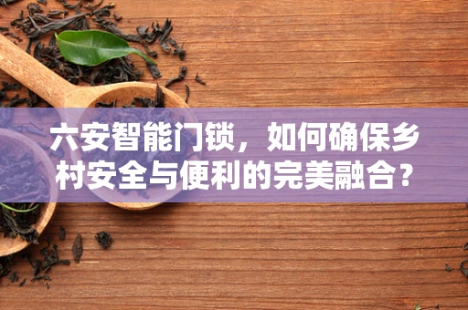 六安智能门锁，如何确保乡村安全与便利的完美融合？