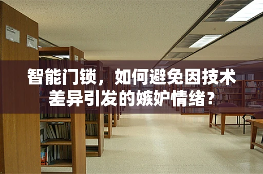 智能门锁，如何避免因技术差异引发的嫉妒情绪？