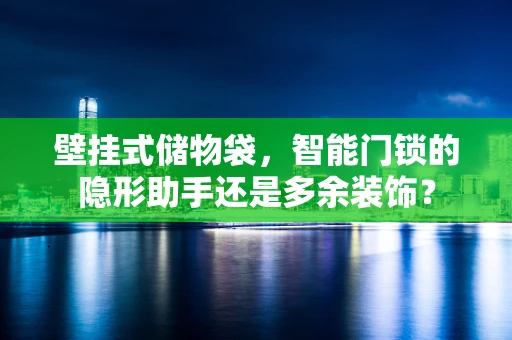 壁挂式储物袋，智能门锁的隐形助手还是多余装饰？