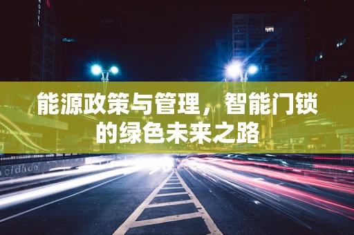 能源政策与管理，智能门锁的绿色未来之路